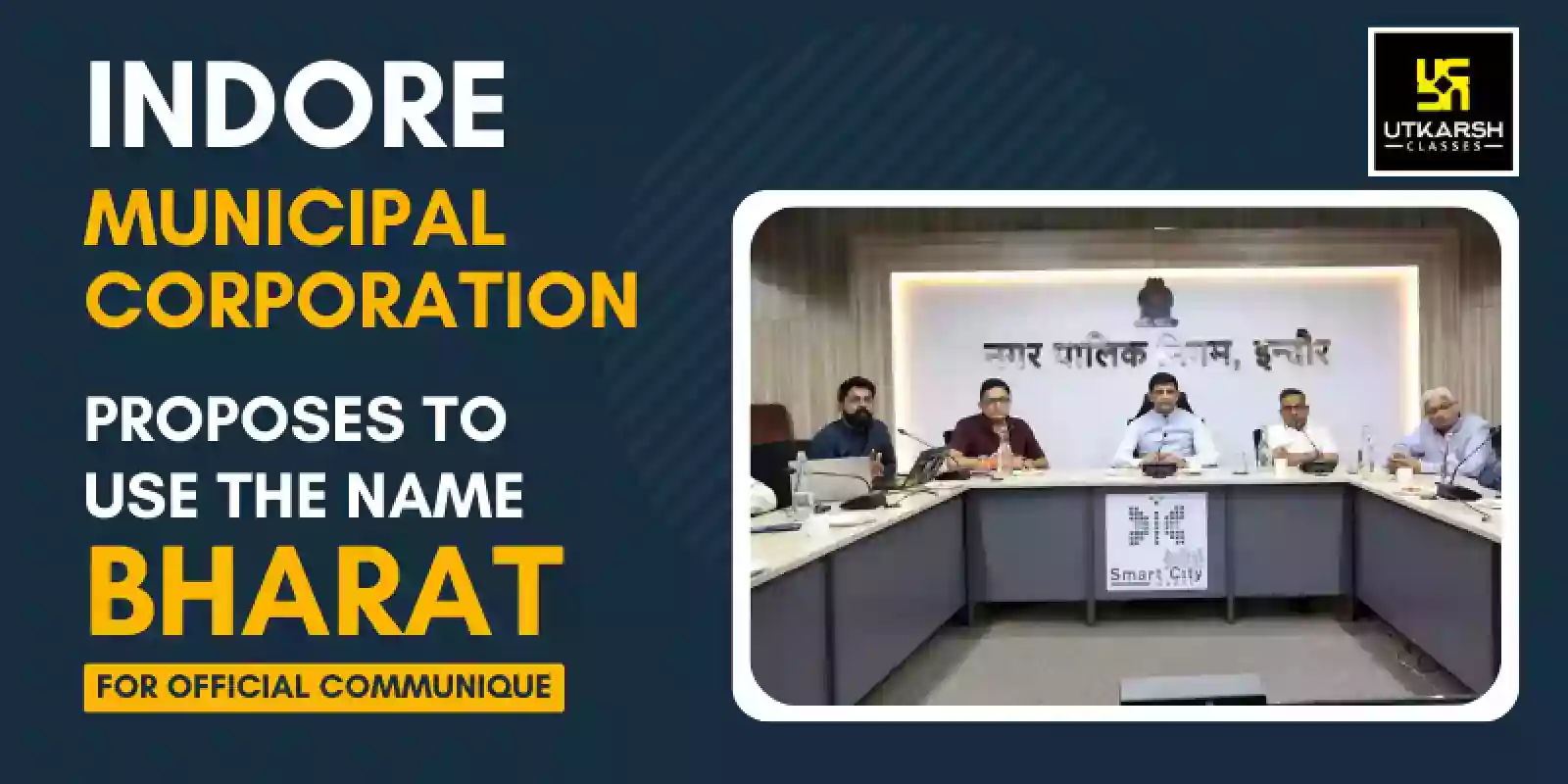 Indore Mayor Proposes to Use 'Bharat' Instead of 'India'