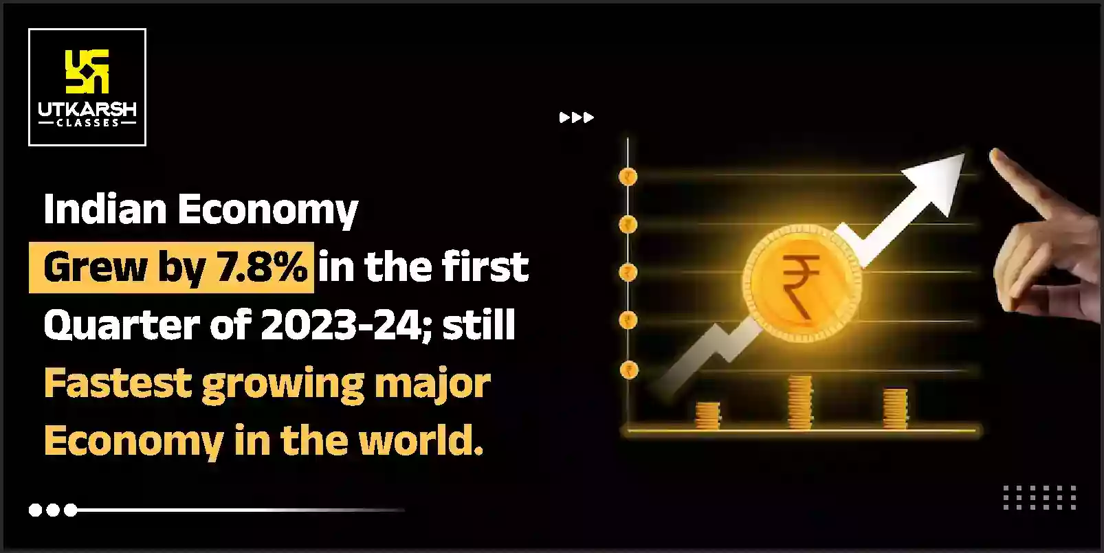 Indian Economy Maintains Momentum: 7.8% Growth in Q1 2023-24