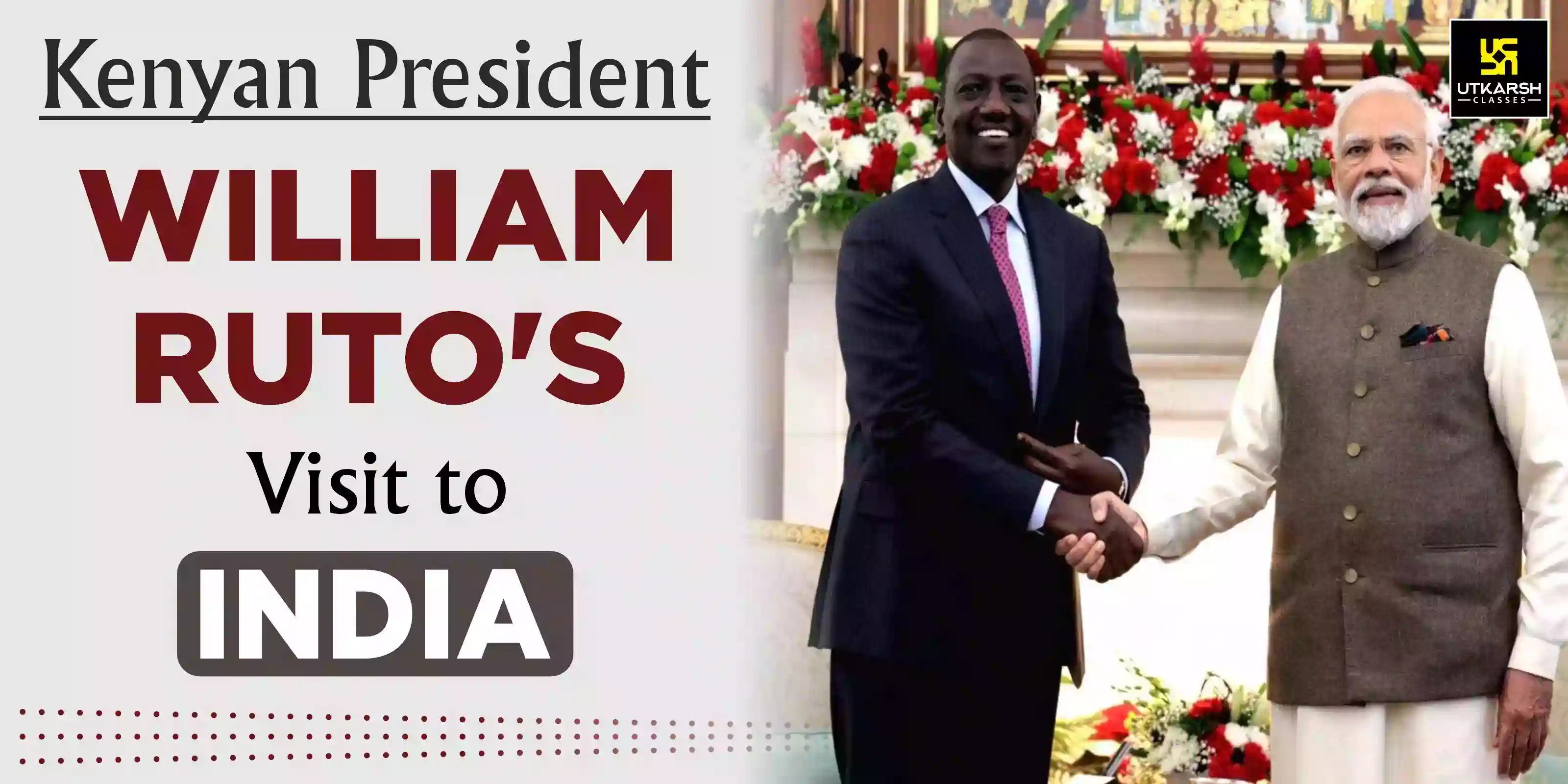 Kenyan President William Ruto's Visit To India: Five MoUs Signed