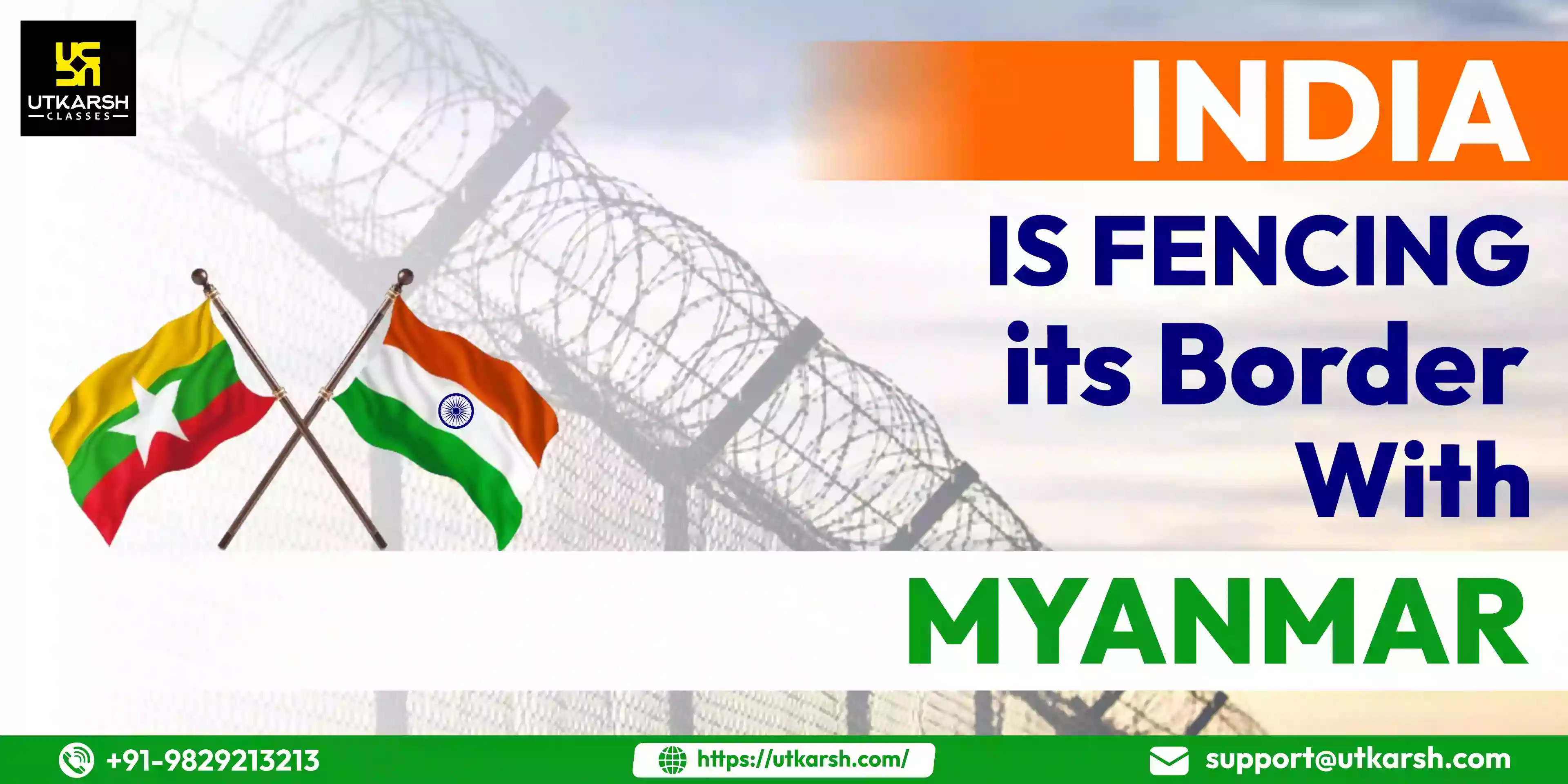 India Decided to Fence its Border With Myanmar