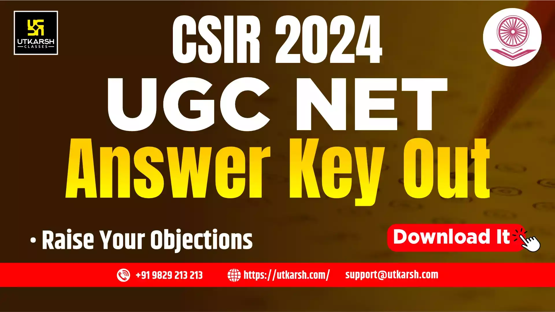 CSIR UGC NET Answer Key 2024 (Out): Raise Your Objections