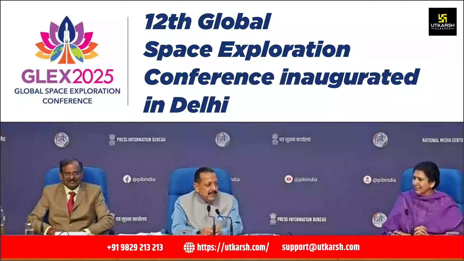 Dr Jitendra Singh Inaguartes 12th Global Space Exploration Conference