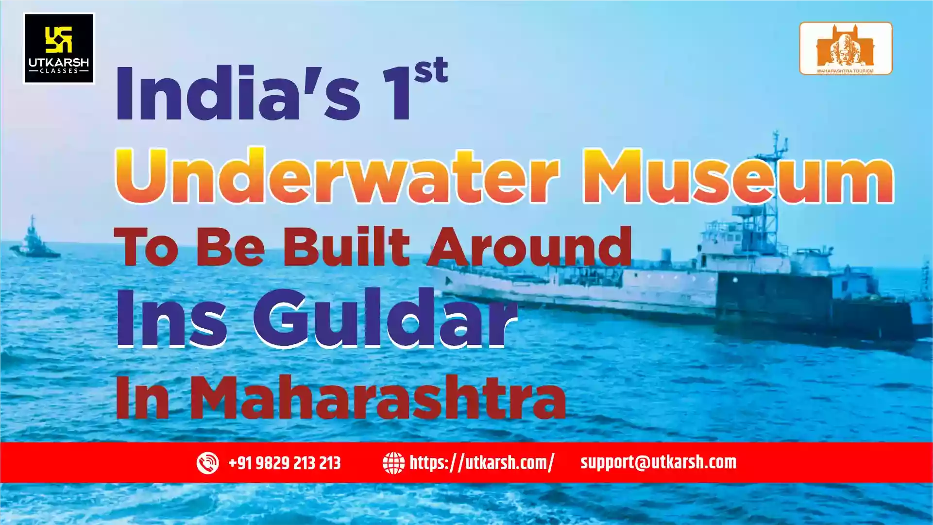 India's 1st Underwater Museum to be Built Around INS Guldar in Maharashtra