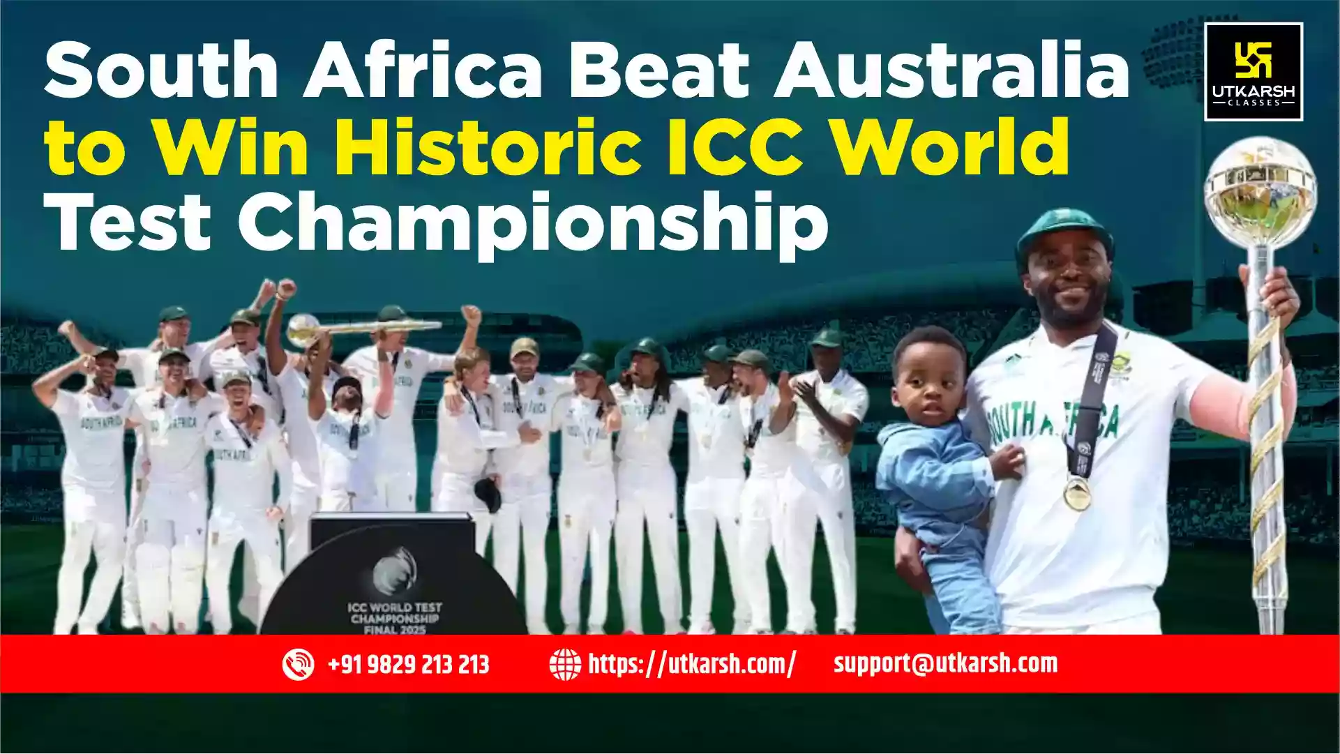 South Africa Beat Australia to Win Historic ICC World Test Championship