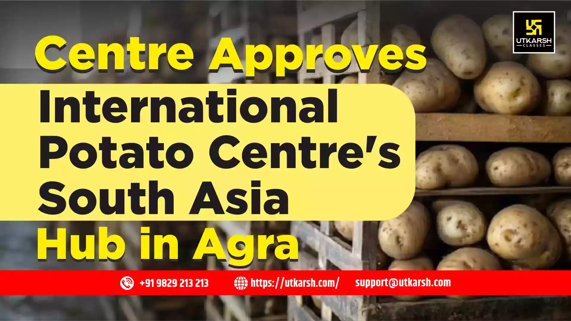 Centre Approves International Potato Centre's South Asia Hub in Agra