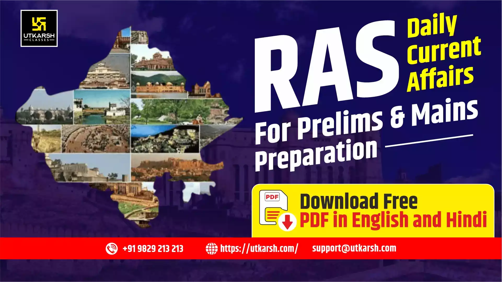 Daily Current Affairs for RAS Exam- Download Free PDFs in English & Hindi