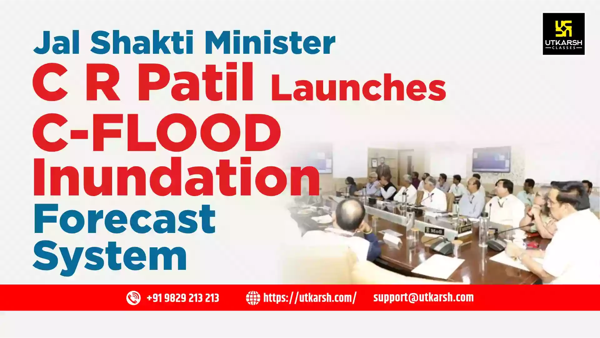 Jal Shakti Minister C R Patil Launches C-FLOOD Inundation Forecast System