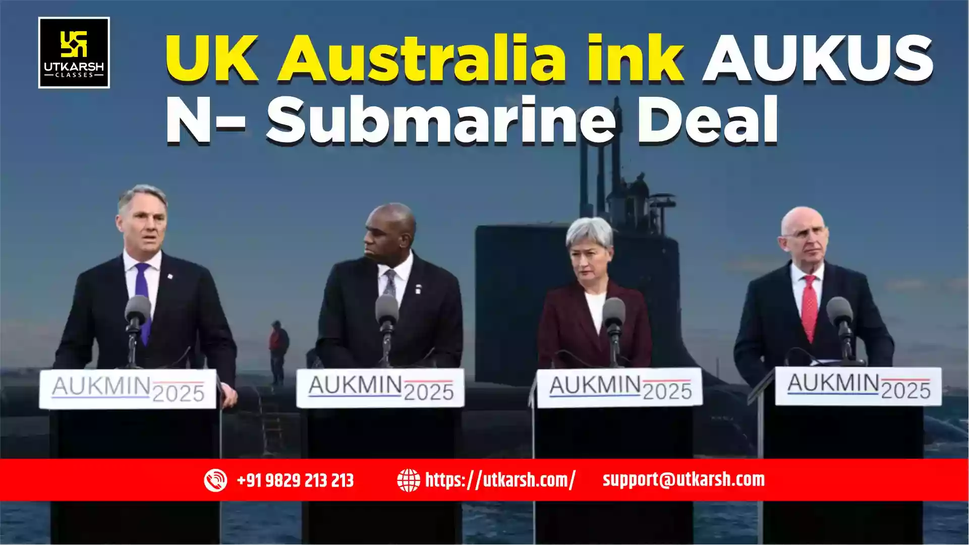 UK, Australia Sign Geelong Treaty for 50-Year AUKUS N-Submarine Pact