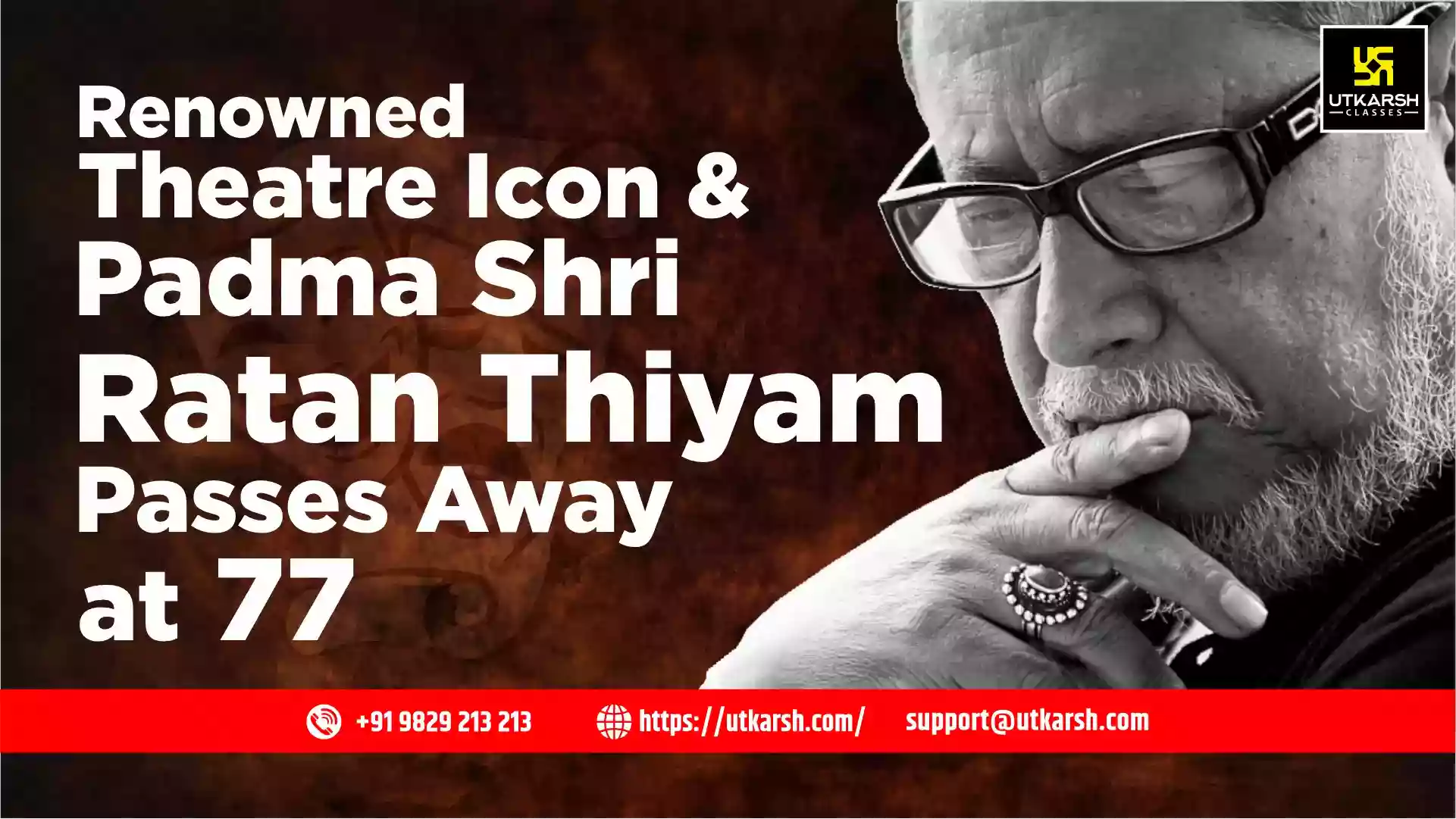 Renowned Theatre Icon & Padma Shri Ratan Thiyam Passes Away at 77