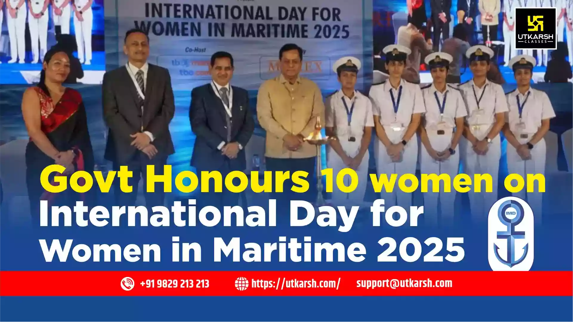 Govt Honours 10 women on International Day for Women in Maritime 2025