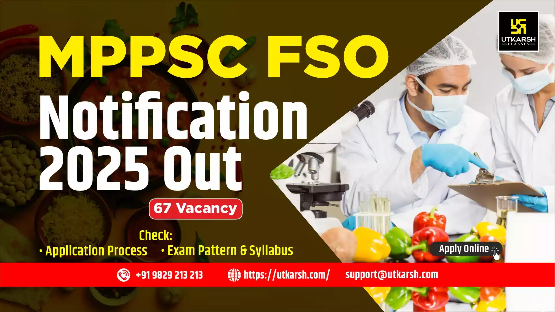 MPPSC FSO Notification 2025: Check Eligibility and Apply Online