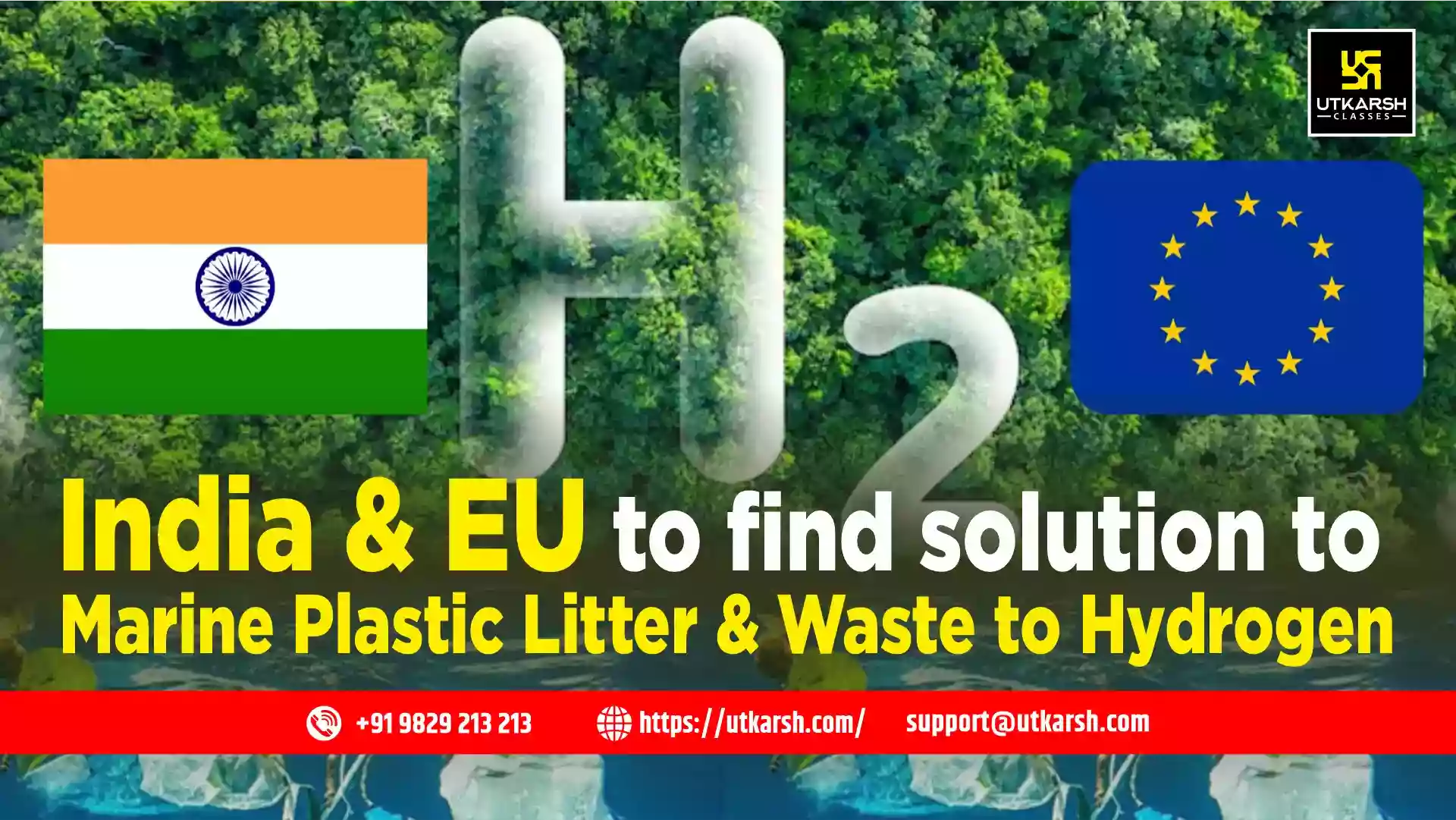 India & EU to find solution to Marine Plastic Litter & Waste to Hydrogen