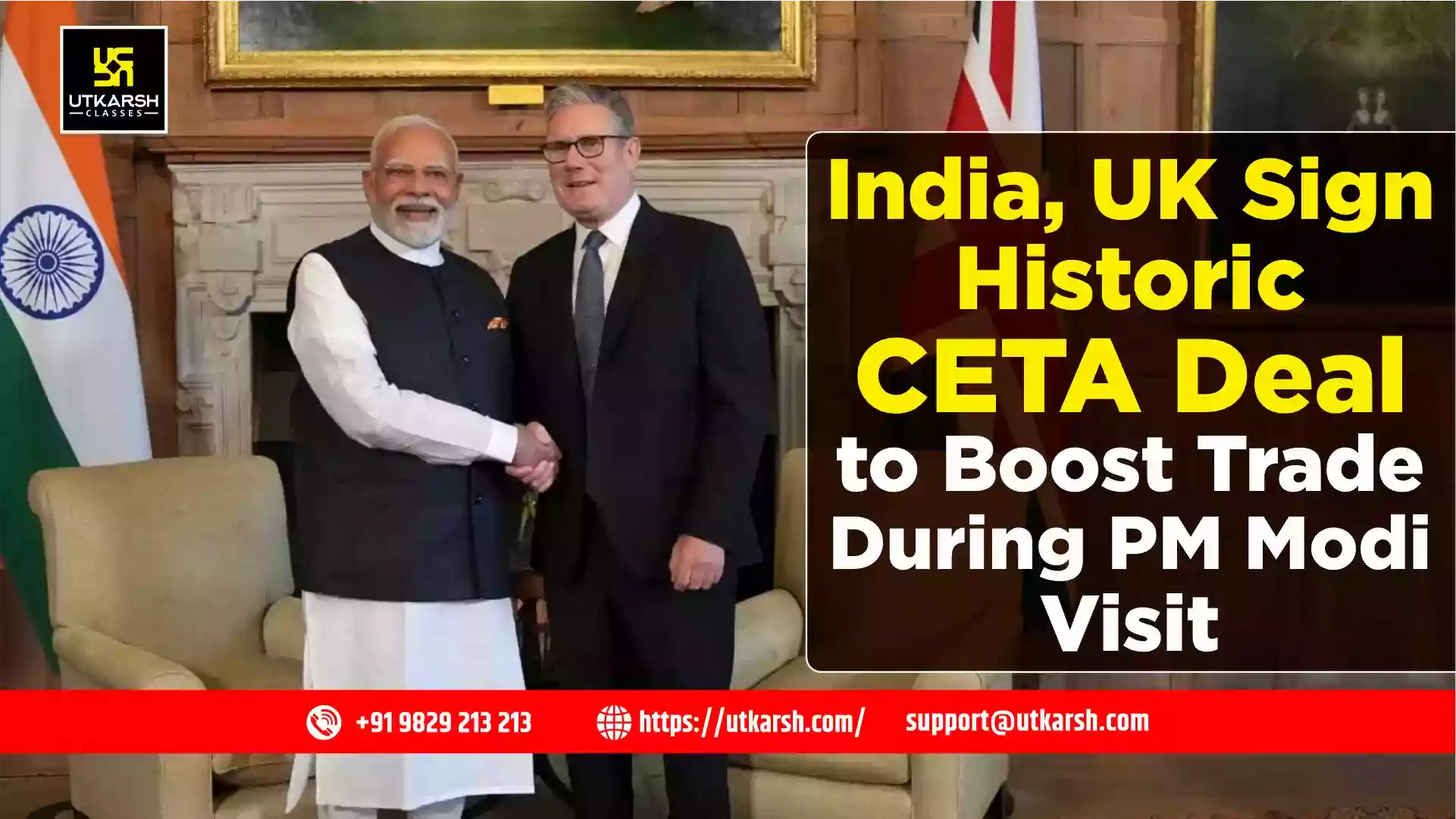 India, UK Sign Historic CETA Deal to Boost Trade During PM Modi Visit