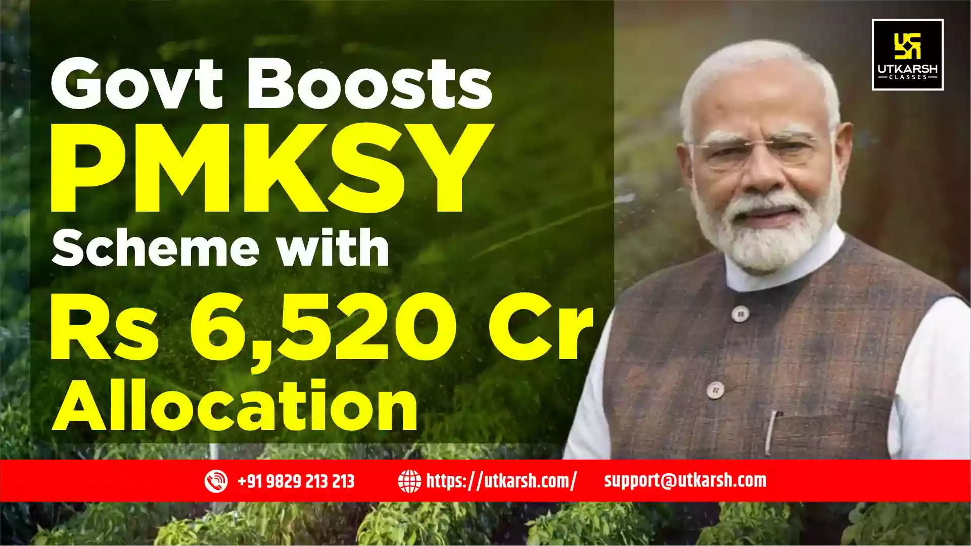 Centre Approves Rs 6,520 Cr for PM Kisan Sampada Yojana Till 2025-26