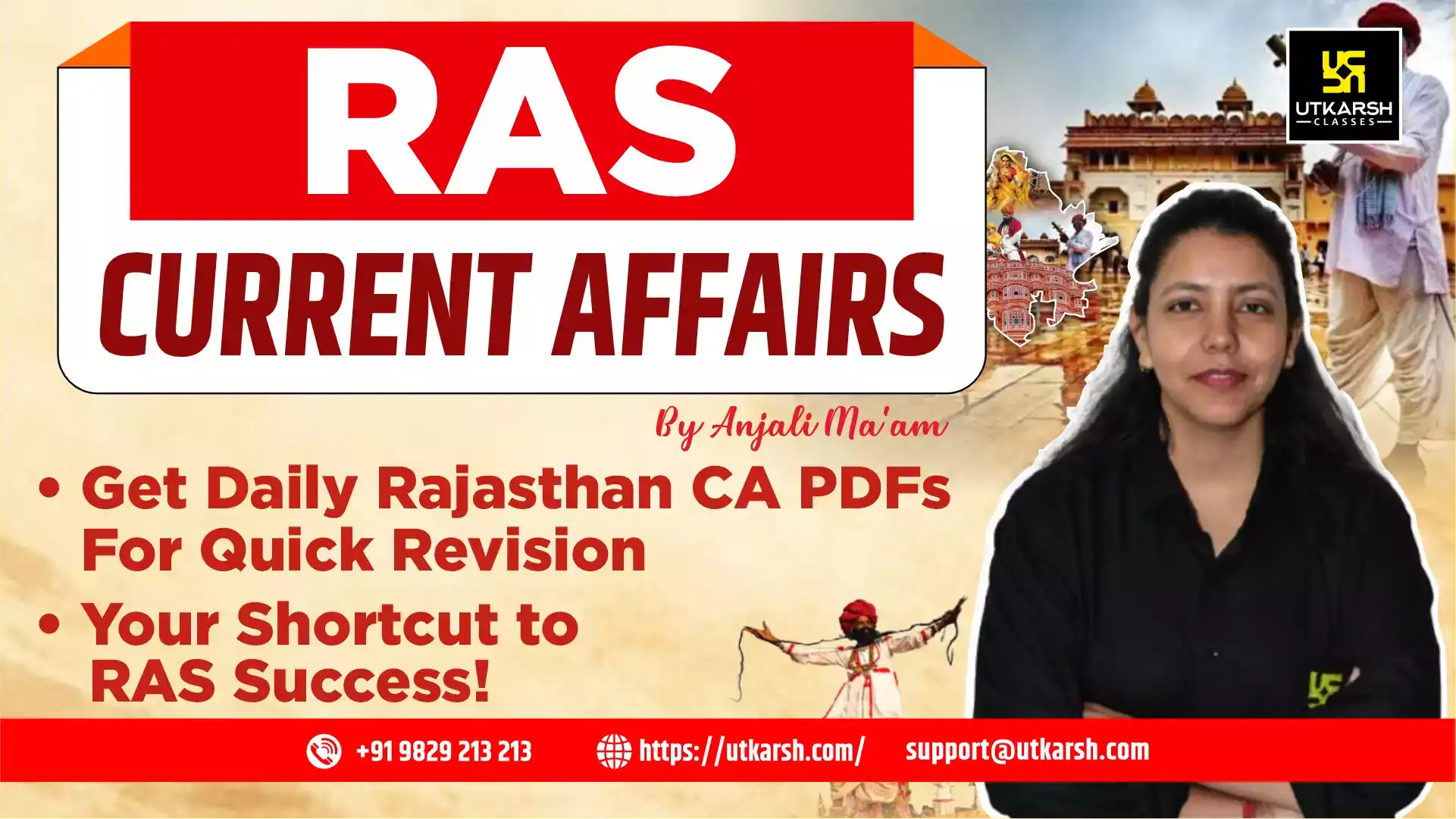 RAS Current Affairs By Anjali Ma’am: Download Daily CA PDFs for Free!