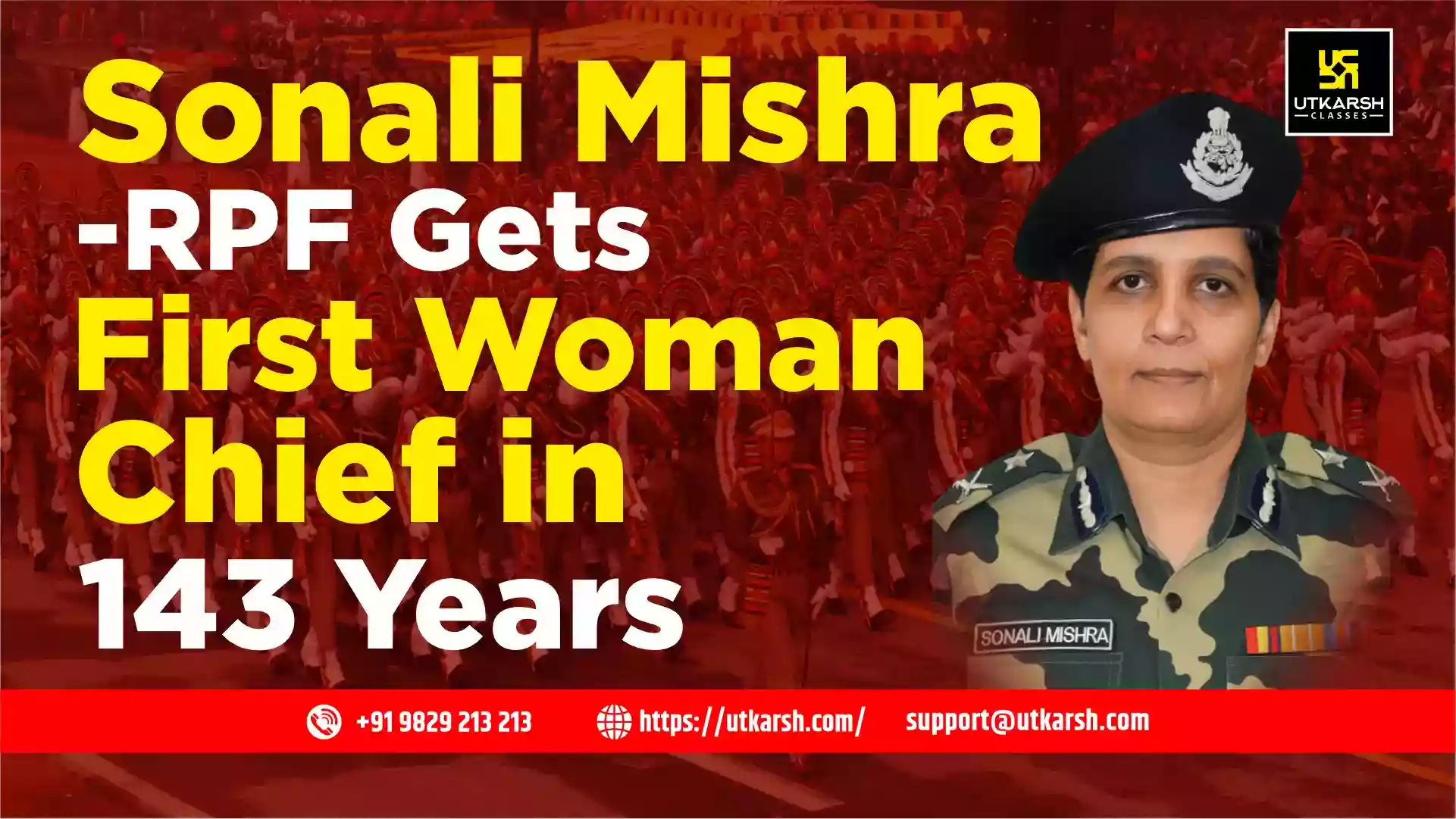 Sonali Mishra Appointed First Woman DG of Railway Protection Force