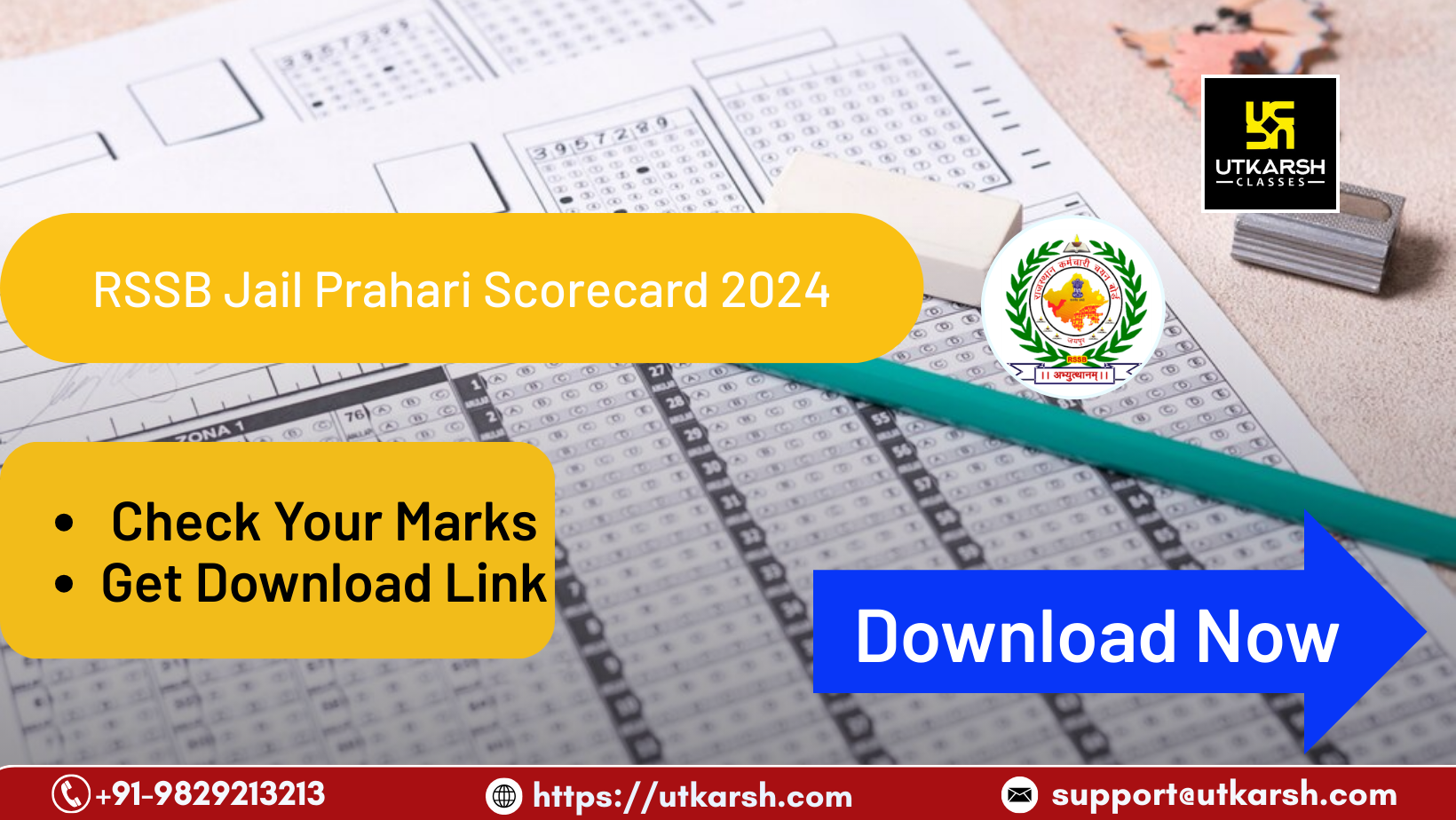RSSB Jail Prahari Scorecard 2024: Check Marks & Download Scorecard