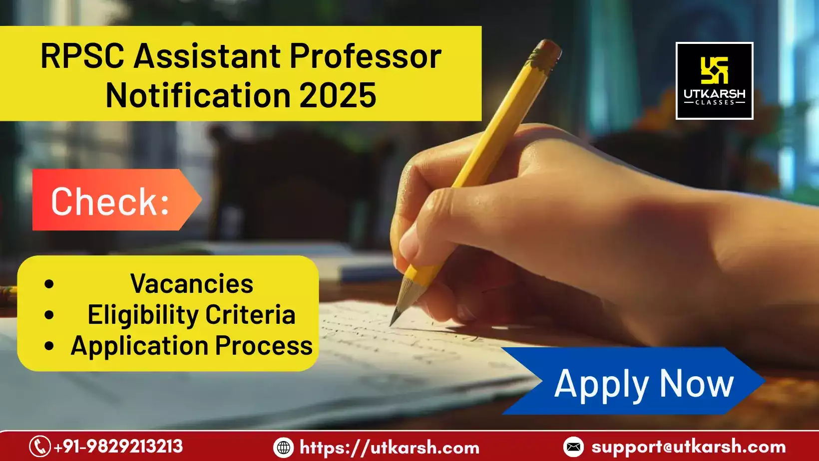 RPSC Assistant Professor Notification 2025 Out: Check Exam Details