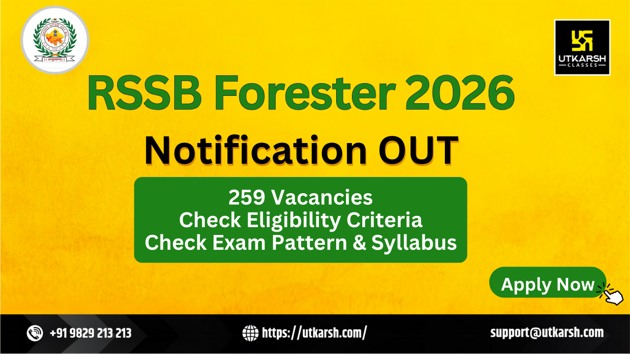 RSSB Forester Recruitment 2026 - Notification OUT for 259 Vacancies