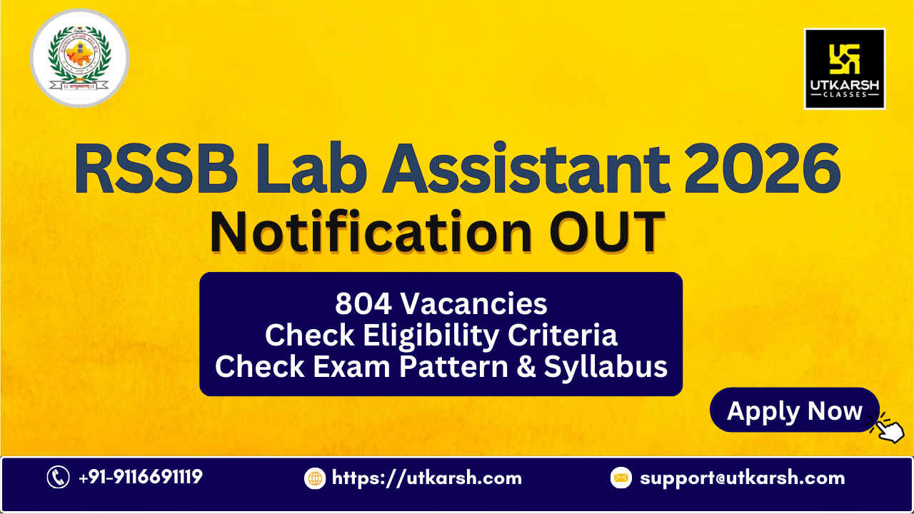 RSSB Lab Assistant Recruitment 2026: Notification OUT for 804 Vacancies