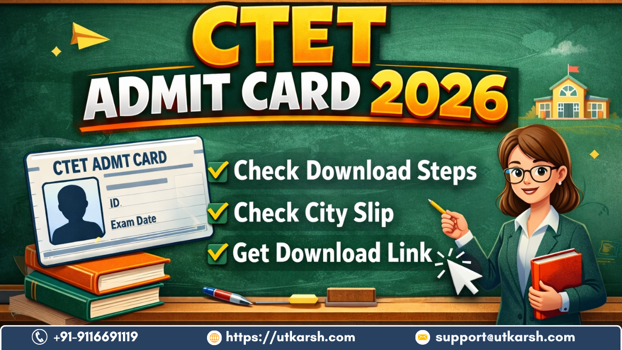 CTET Admit Card 2026: Check City Intimation Slip for February
