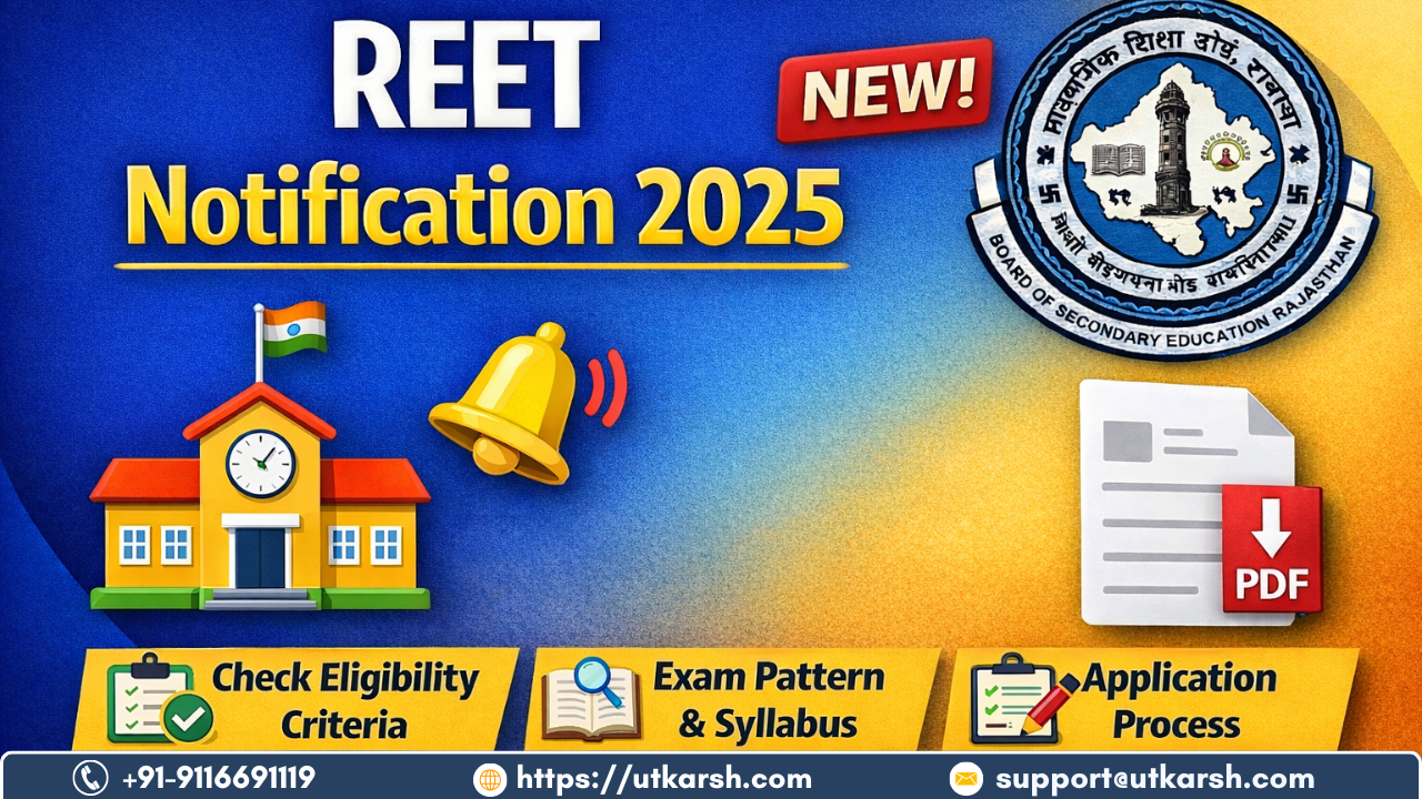 REET Notification 2025: Check Eligibility Criteria & Exam Pattern
