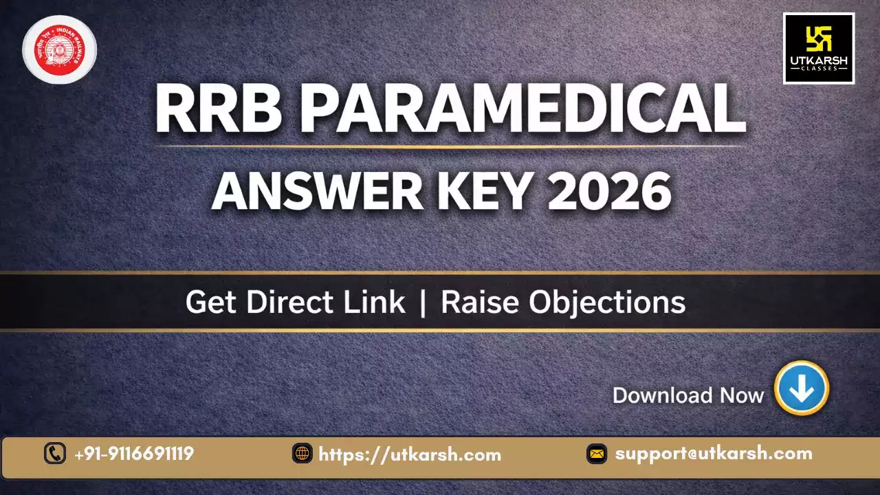 Download RRB Paramedical Answer Key 2026 & Response Sheet; Raise Objections