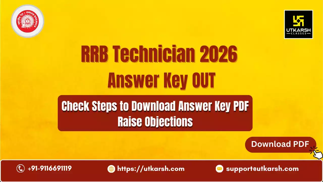 RRB Technician Answer Key 2026 OUT: Get Response Sheet & Objection Link