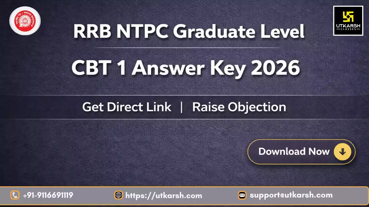 RRB NTPC 2026 Answer Key (Graduate Level) OUT: Check CBT 1 Response Sheet