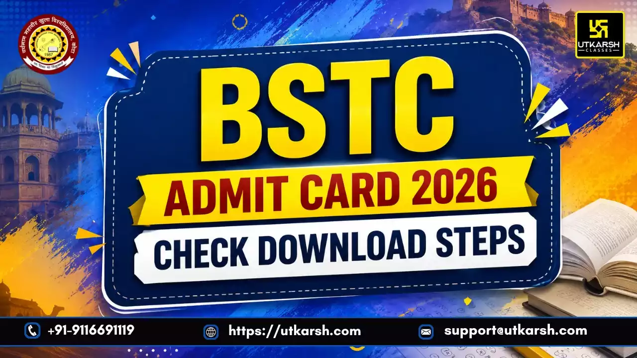 Rajasthan BSTC Pre D.El.Ed Admit Card 2026: Check Download Steps