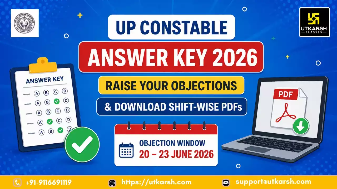 UP Constable Answer Key 2026: Download Shift-Wise PDFs & Raise Your Objections