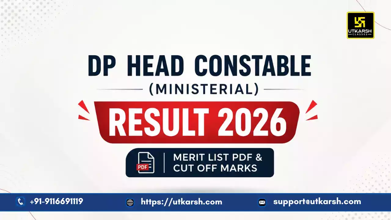 DP Head Constable Ministerial Result 2026 Released: Merit List PDF & Cut Off Marks