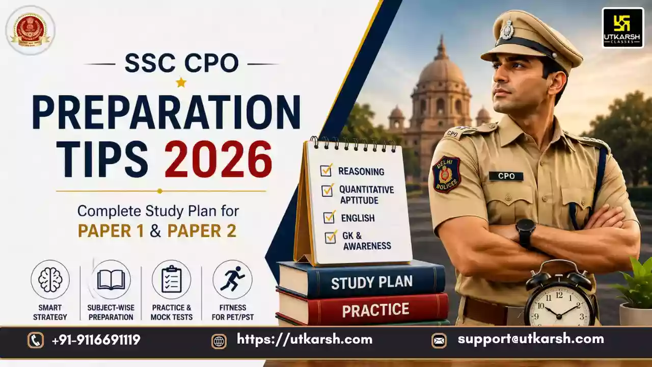 एसएससी सीपीओ तैयारी टिप्स 2026: पेपर 1 और पेपर 2 के लिए संपूर्ण अध्ययन योजना