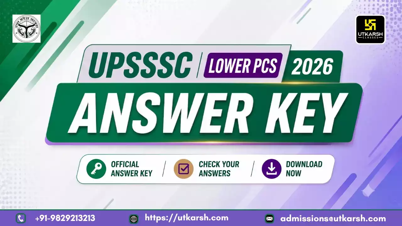 UPSSSC Lower PCS Answer Key 2026 Out: Download Mains Key PDF