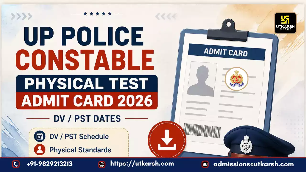 UP Police Constable Physical Test Admit Card 2026: Check DV/ PST Dates