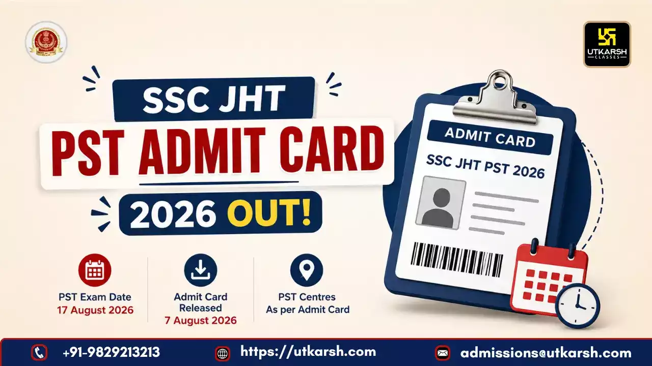 SSC JHT PST Admit Card 2026: Sub Inspector Exam Date & Link @sscer.org