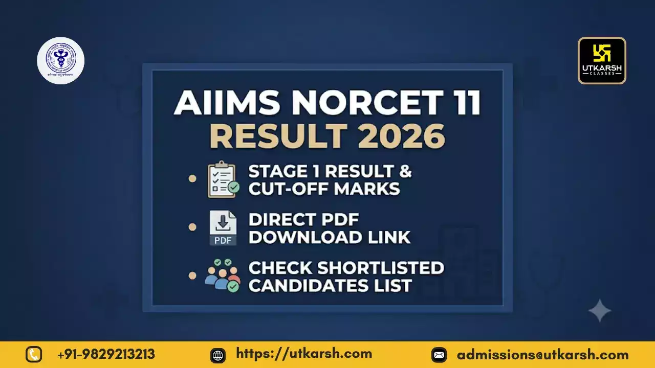AIIMS NORCET 11 Result 2026: Check Stage 1 Result Date & Cut Off Marks