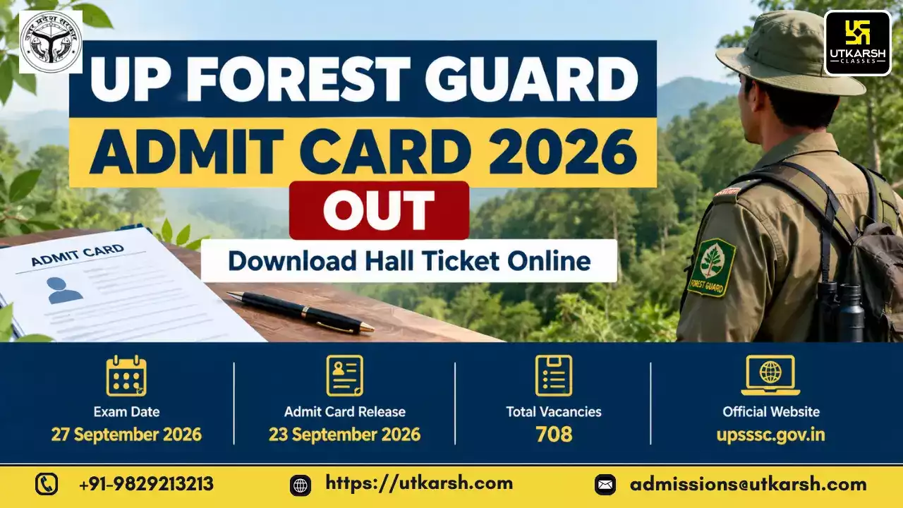 UP Forest Guard Admit Card 2026 Out: Download Hall Ticket Online