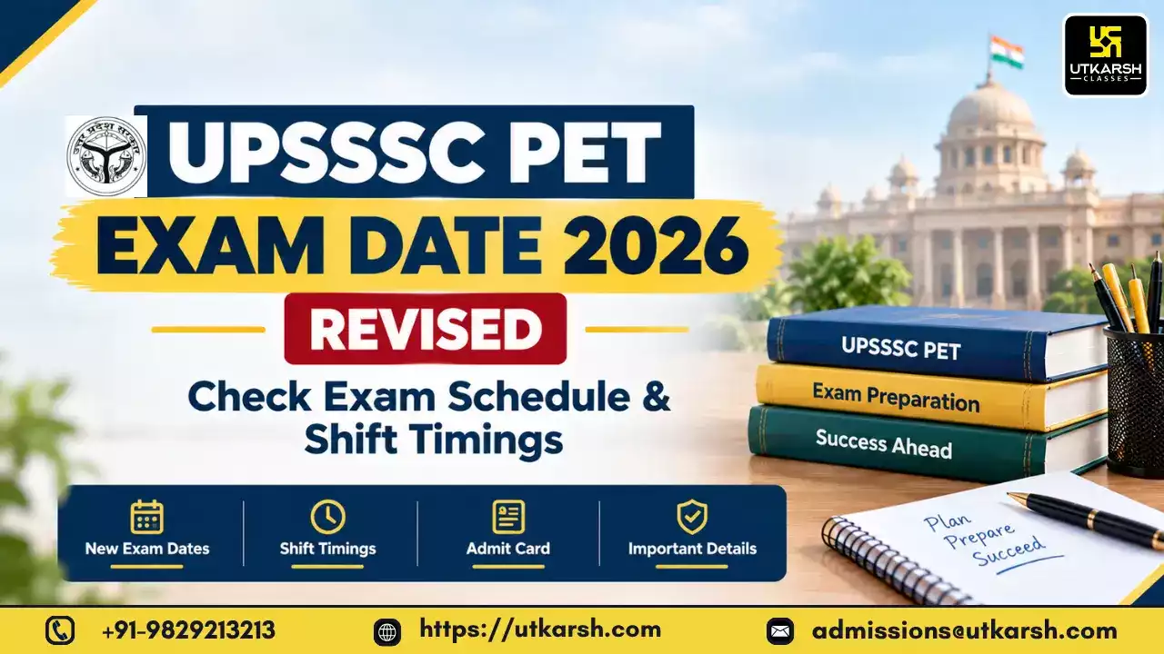 UPSSSC PET Exam Date 2026 Revised: Check Exam Schedule & Shift Timings