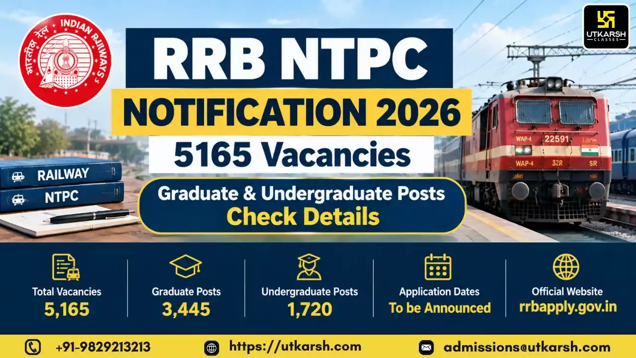 RRB NTPC Notification 2026 Out: 3,548 Graduate Level Vacancies Announced, Apply Online