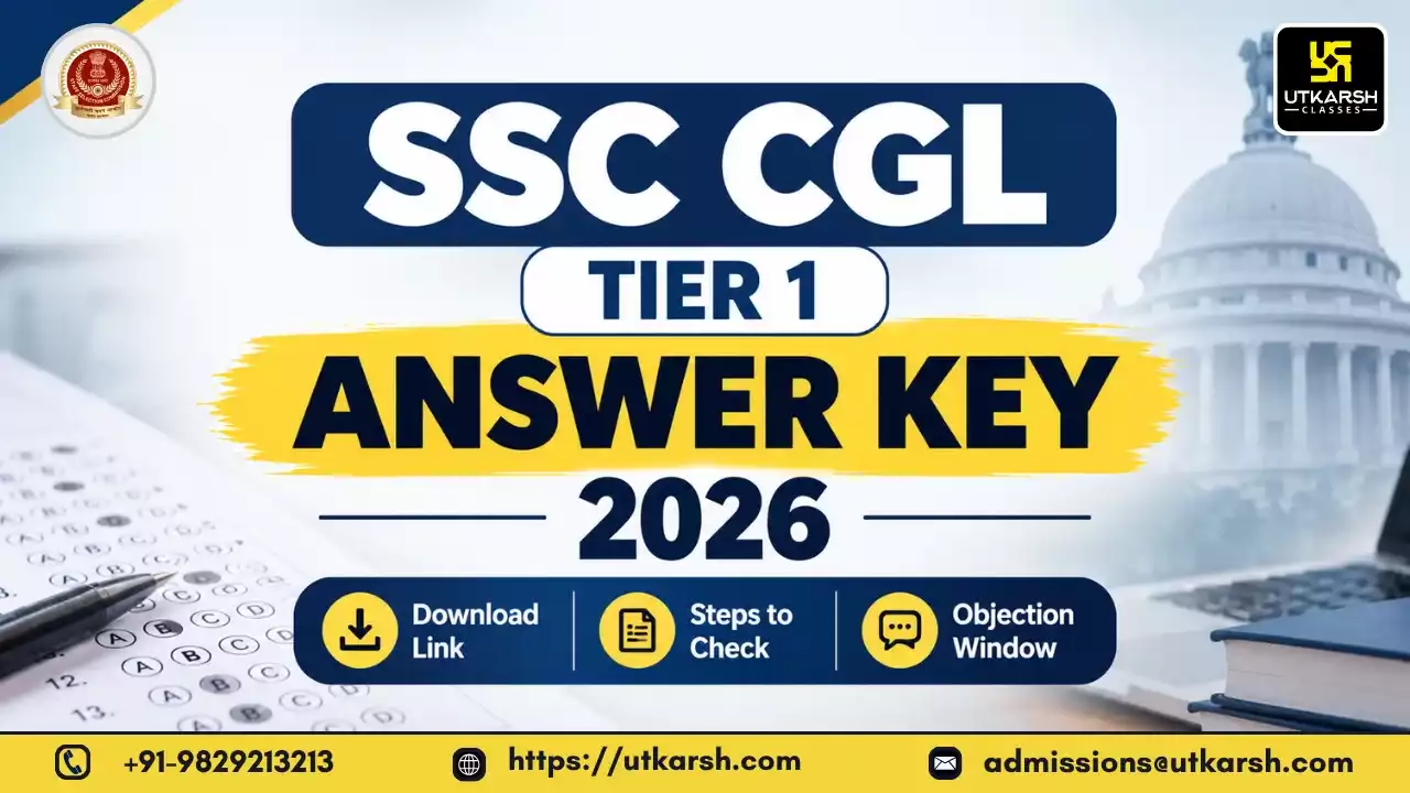 SSC CGL Tier 1 Answer Key 2026: Download Link, Steps & Objection Window